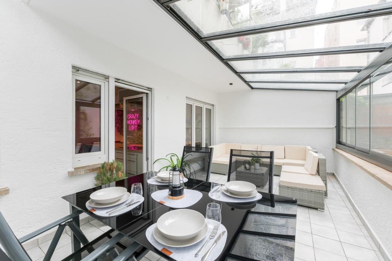 Das Crazy Monkey Loft Mit 100Qm & Summerlounge Daire Stuttgart Dış mekan fotoğraf